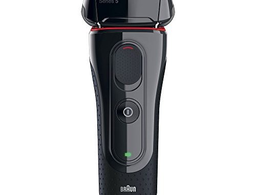 Braun Series 5 Elektrischer Rasierer 5030s, schwarz/rot