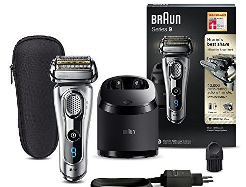 Braun Series 9 9290cc Elektrischer Rasierer, mit Reinigungs- und Ladestation Braun Series 9 9290cc Elektrischer Rasierer